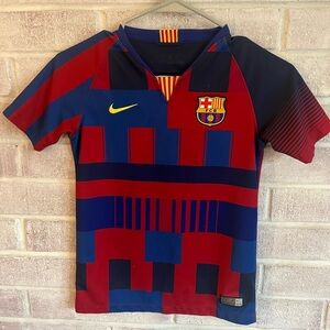 Nike Kids FC Barcelona Red and Blue Shirt